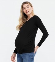 New Look Maternity Black Long Sleeve T-Shirt